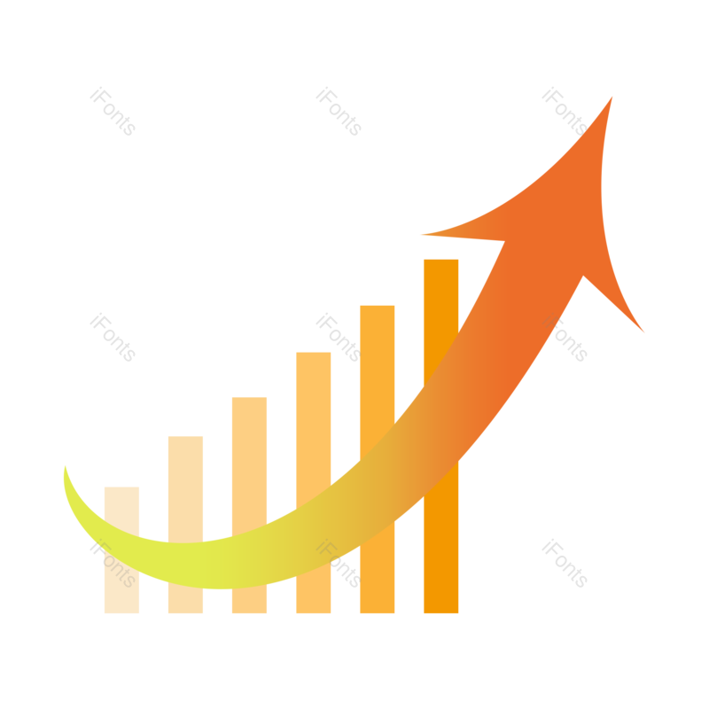 图表图片,数据分析元素,增长PNG,上升免抠素材